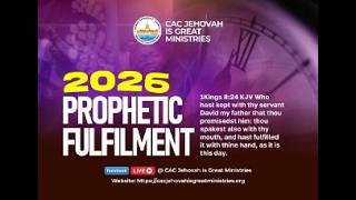 FIRST SERVICE || JOURNEYING INTO DESTINY FULFILMENT || 24/05/2026 ||