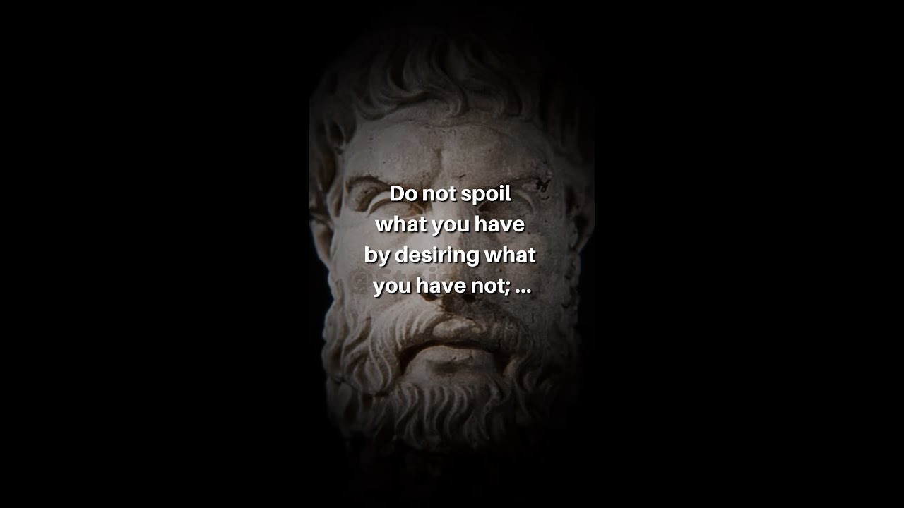 DO NOT SPOIL WHAT YOU HAVE - 