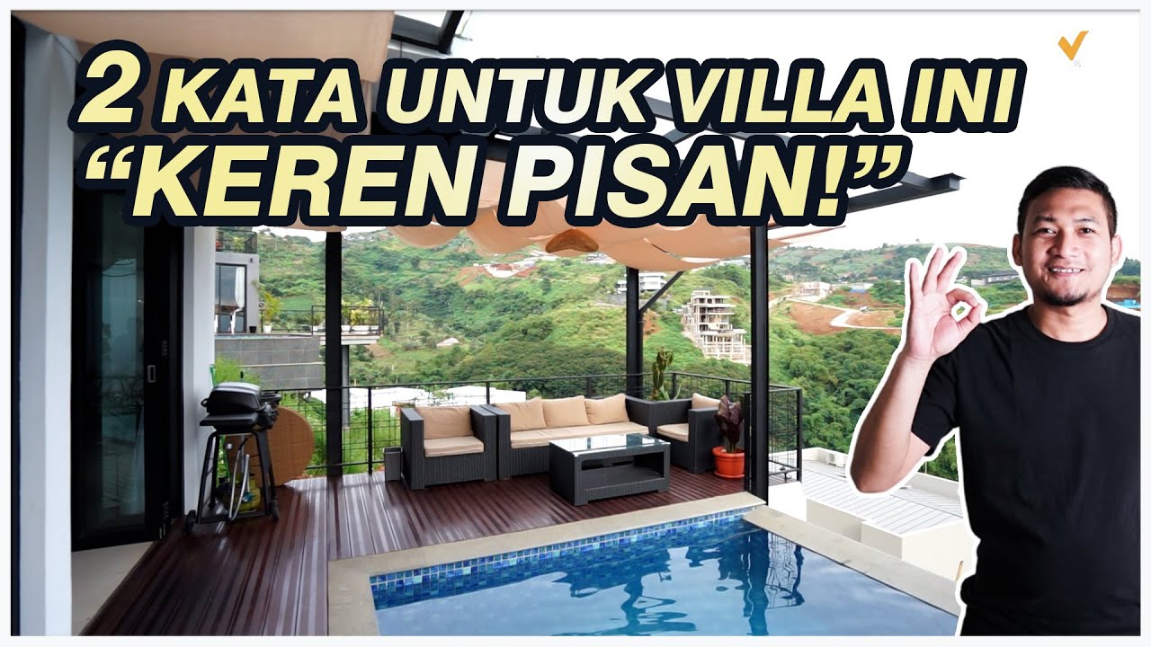 VILLA DAGO PAKAR  BANDUNG YANG SUPER LENGKAP BANGET FASILITAS NYA!! | KLIK VILLA F-22
