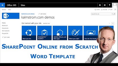 SharePoint Word Template