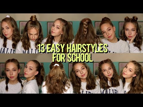 Video: Hairstyles For First Graders - Neatness And Originality