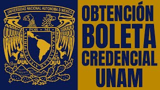 BOLETA - CREDENCIAL EXAMEN UNAM 2022