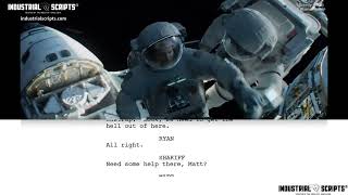 Famous Classic Movie Scenes: GRAVITY (2013) // Opening Collision Scene // Script-to-Screen Profile