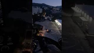Горные Вертолеты. Вечерняя посадка в Хелипорт Ялта. Облетели весь Крым.
