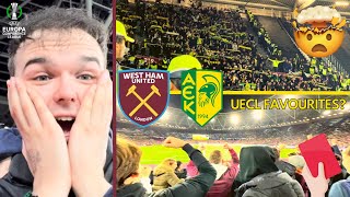 Red Card & Drama As West Ham Progress West Ham 4-0 Aek Larnaca Uecl Matchday Vlog