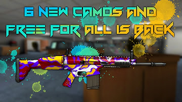 Bullet Force Update: 6 New Camos and Free For All is Back