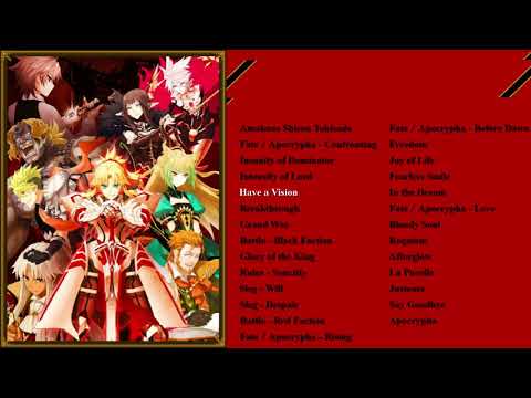 Fate:Apocrypha Original Soundtrack 2 OST2 - YouTube