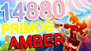 14880 Primogems For Amber C4? Genshin Impact
