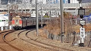 부산발 서울행 무궁화호 #1220+목포발 부전행 무궁화호 #1954 교행