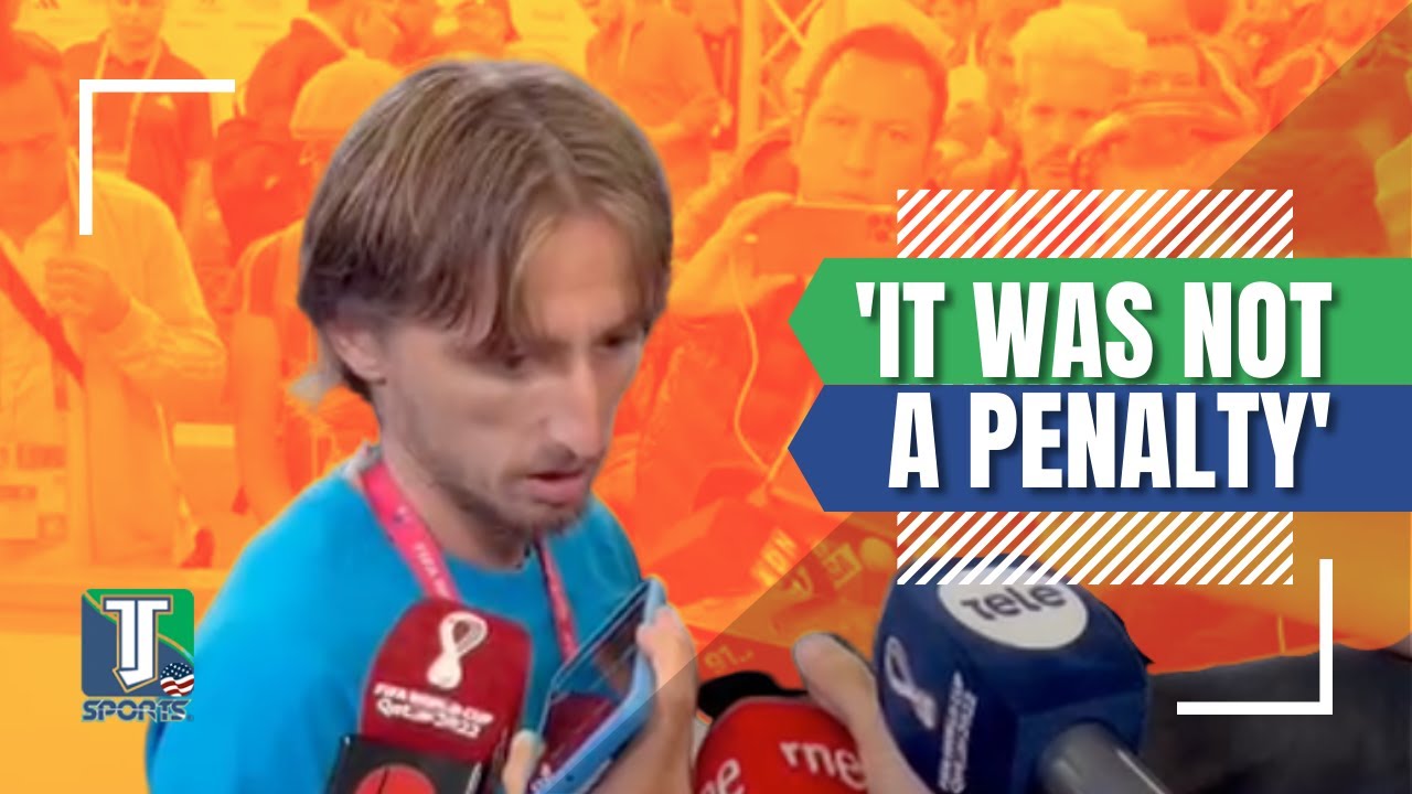 Luka Modric CAN'T BELIEVE Lionel Messi's PENALTY was AWARDED