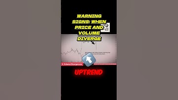 Are Your Trades at Risk? 🚨 Warning Signs from Price and Volume Divergence!
