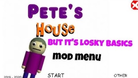 Pete House but it
