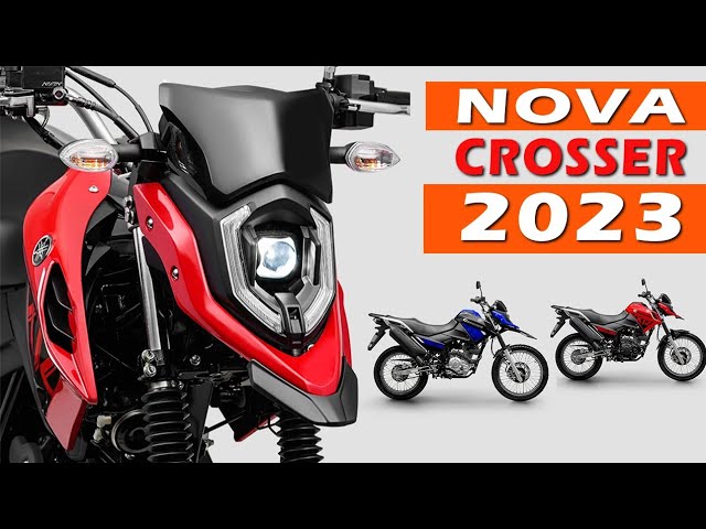 Yamaha Crosser 2023 tem farol de LED e mais novidades