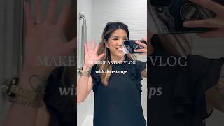 Come work a wedding with me as a #bridalmakeupartist #makeupartistvlog