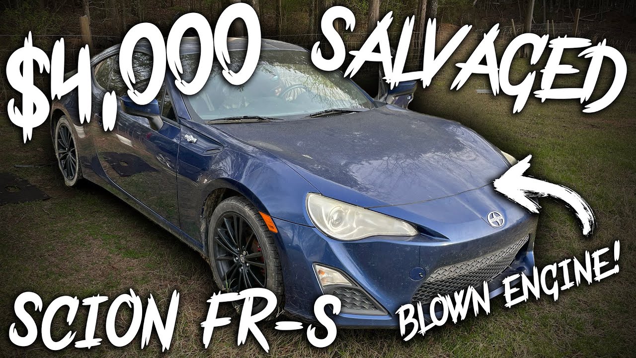 4,000 Salvaged Title Scion FRS! How Bad Can It Be?! Used Car Buyer's