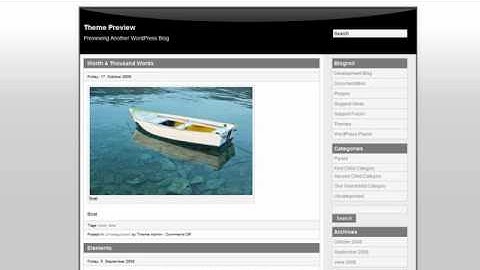 Wordpress Blog Setup Tutorial: 10 of 20 Installing Themes Using 2.8