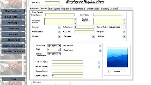 payroll system using vb.net