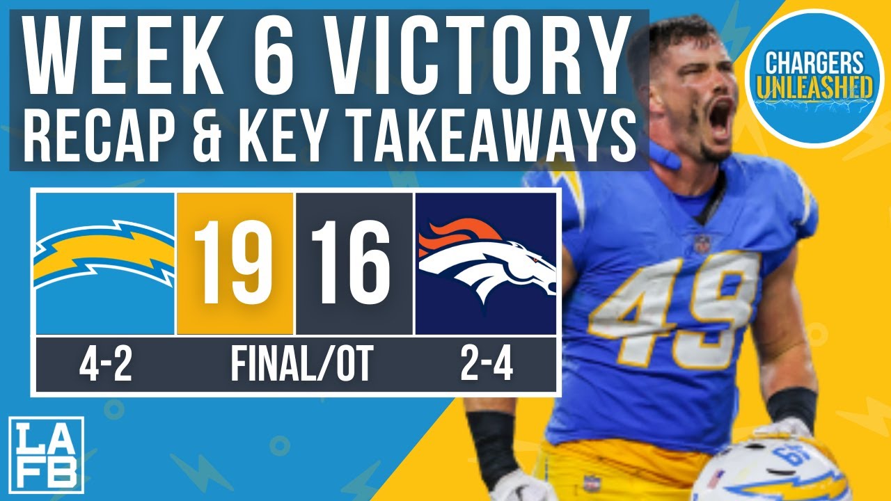 Chargers vs Broncos Week Six Recap & Highlights Staley's Defense