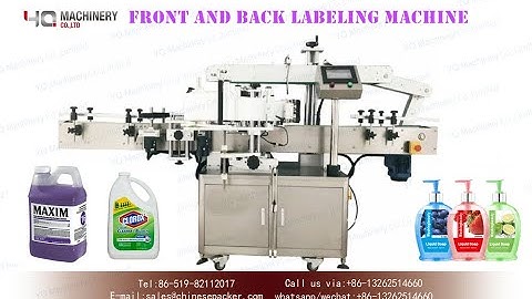 pressure sensitive label machine for square flat oval bottle|front and back bottle sticker labeler