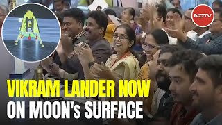 تشاندرايان-3 | علماء منظمة أبحاث الفضاء الهندية (ISRO) في غاية السعادة بهبوط تشاندرايان-3 الناجح screenshot 1