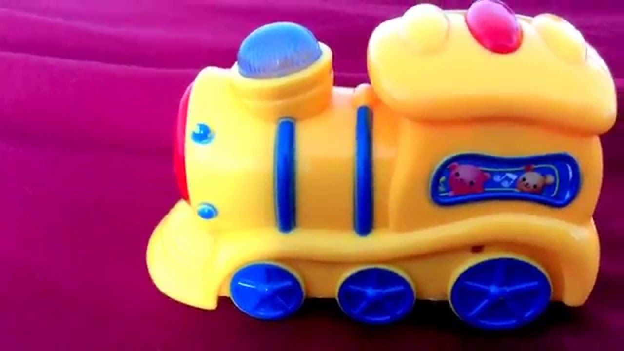 Musical Yellow Bob The Toy Train Engine with Lights and Sound YouTube