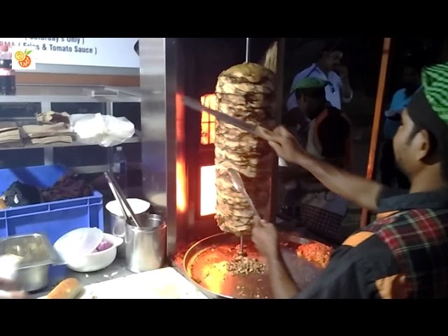Goan Chicken Shawarma - Street Food India | Food Fatafat