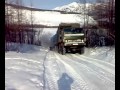 С разгону на скользкий подьем. Зимник Якутия \ Ice Road Siberia