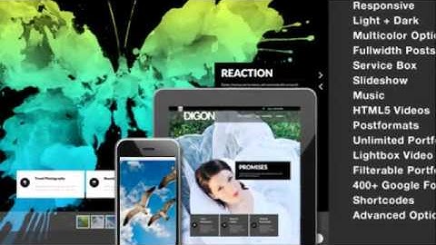 Digon Responsive Fullscreen Studio for WordPress