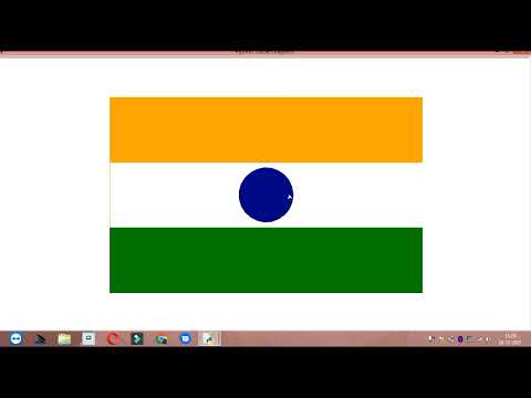 How to make an Indian Flag using Turtle – Python