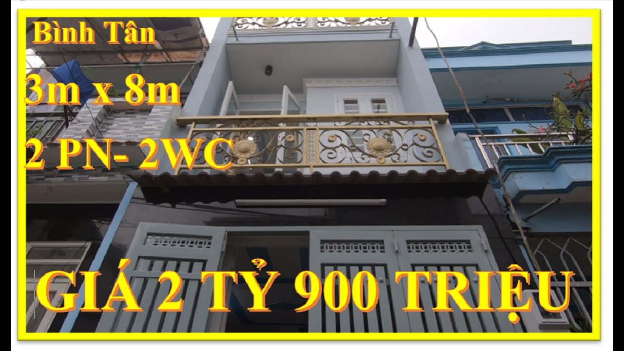 Nhà Bán Quận Bình Tân 2 Tỷ 900 Triệu || Bán Nhà Đường Hương Lộ 2 ...