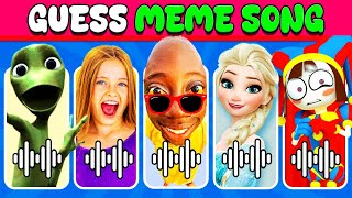 GUESS MEME & WHO'S SINGING🎵🔥🎤King Ferran, Salish Matter, TengeTenge, Lay Lay, MrBeast, Elsa, Panda