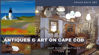 Cozy Antique Shopping Cape Cod Part One | Vintage Finds & Coastal Art