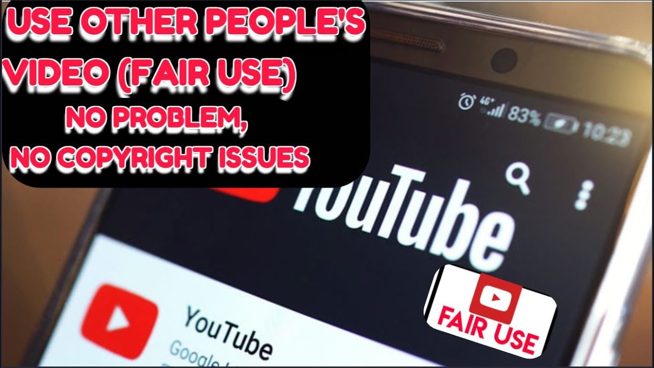Use Other People's Video, Fair Usage, No Problem, No Copyright Issues