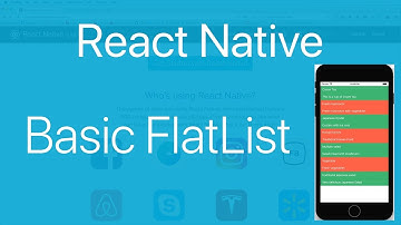 17-FlatList#1.Create a simple FlatList with Text Component