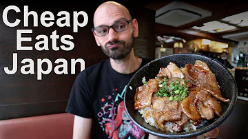 Cheap Eats Japan: Numbing Pork Bowl in Ueno