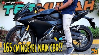 TINGGI 165CM NAIK CBR150!? HONDA CBR150R TERMURAH 2023 DOMINATOR MATTE BLACK STD