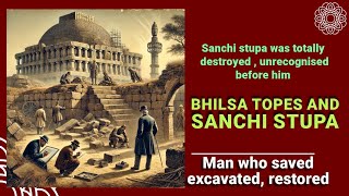 Who Saved Bhilsa Topes And Sanchi Stupa