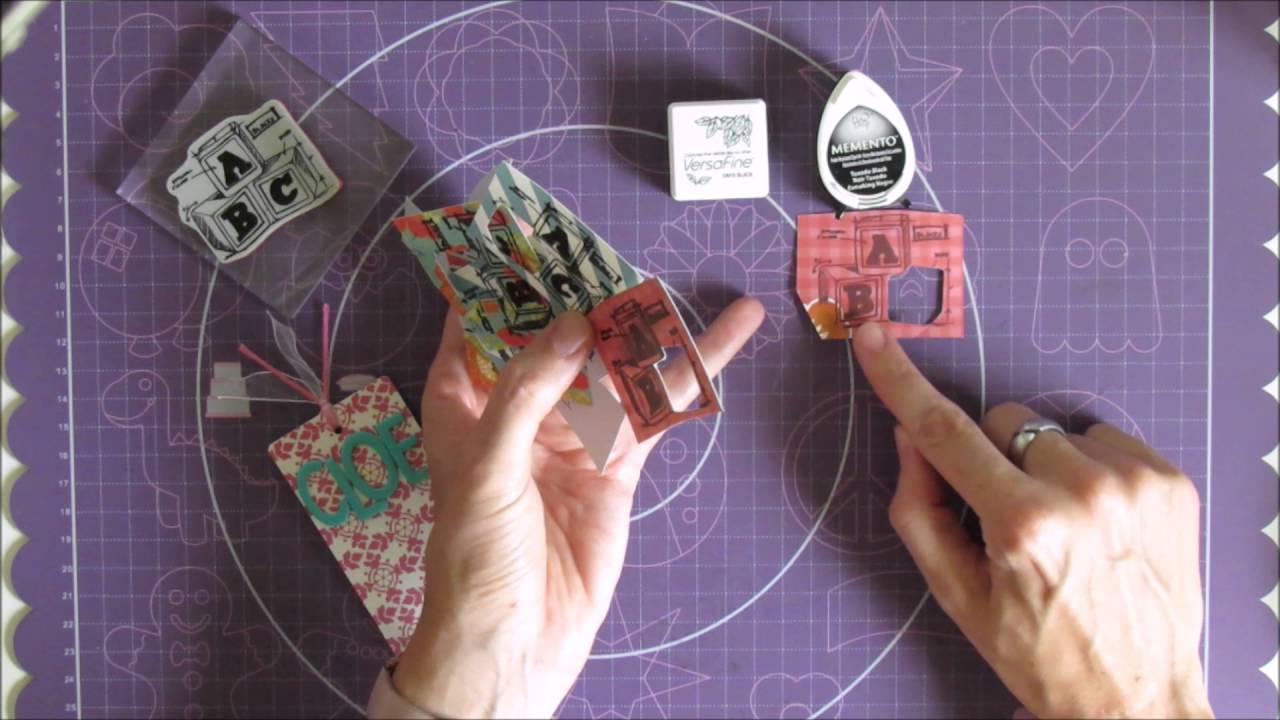 Tutorial Tag Agenda infantil scrapbooking tiendas