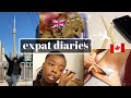 expat diaries | moving from london to toronto - chatty quarantine vlog with mukbang + GRWM | FRMEECH