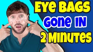 REMOVE Under Eye Bags In 2 MINUTES Or Less | Chris Gibson #shorts