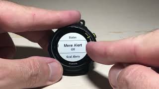 Garmin Forerunner 55 - Goal and Move Alert