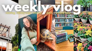 i read 3 books, big book haul, + my freaking tooth fell out?? | WEEKLY VLOG