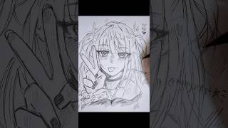 do u know who she is?#drawing #art #anime #sketch #deathnote