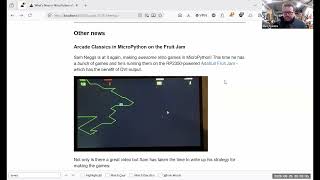 MicroPython Meetup August 2026.  Matt's News