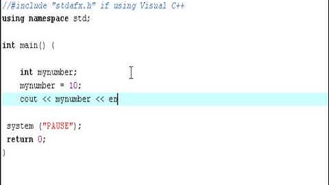 C++ Tutorial 2 Basic Variable Knowledge CAVEMAN FRIENDLY HQ
