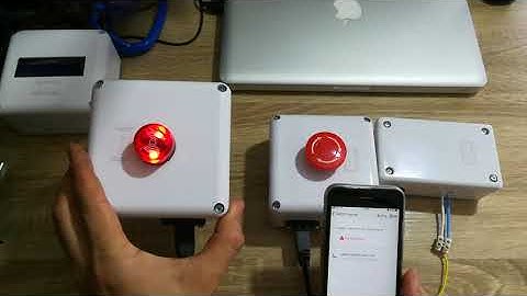 IoT Notify ใช้ทำระบบแจ้งเตือนจากตู้ Fire Alarm Controller เพื่อแจ้งเตือนเข้ามือถือ