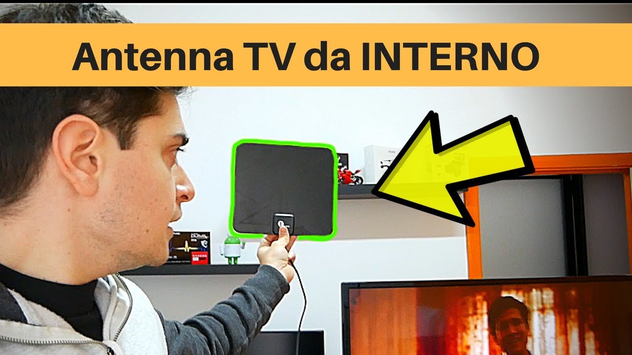 Installazione ANTENNA TV Per INTERNO DVB-T2 Benissimo! , 46% OFF