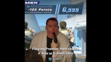 Deranking in CS2 Premier