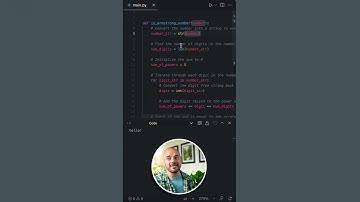 Python Programming Interview Question - Armstrong