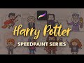Harry Potter series | iPad Pro and Procreate Speedpaint